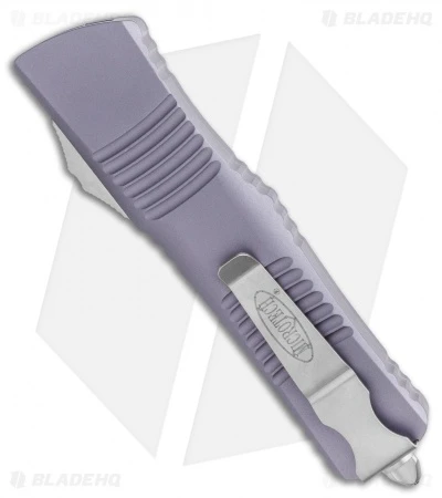 Microtech Combat Troodon OTF Knife D/E Dagger Gray (3.8" Stonewash Full Serr) 5 Microtech Combat Troodon OTF Knife D/E Dagger Gray (3.8" Stonewash Full Serr) - Image 3