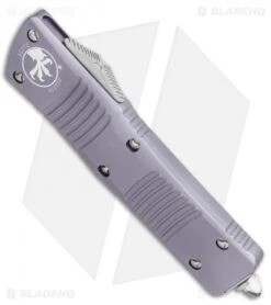 Microtech Combat Troodon OTF Knife D/E Dagger Gray (3.8" Stonewash Full Serr) 7 Microtech Combat Troodon OTF Knife D/E Dagger Gray (3.8" Stonewash Full Serr) -Microtech Microtech Combat Troodon OTF Knife D E Dagger Gray 3.8 Stonewash Full Serr 142 12GY BHQ 98063 LS Spine