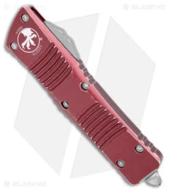 Microtech Combat Troodon S/E OTF Auto Knife Distressed Merlot (4" Apocalyptic) -Microtech Microtech Combat Troodon SE OTF Auto Distressed Merlot Apocalyptic BHQ 178805 jr spine