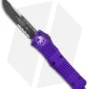 Microtech Combat Troodon S/E OTF Automatic Knife Purple (3.8" Black Serr) -Microtech Microtech Combat Troodon SE OTF Auto Pruple Black Serr 143 2PU BHQ 98125 jr