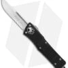 Microtech Combat Troodon S/E OTF Automatic Knife (3.8" Satin Serr) 143-5 -Microtech Microtech Combat Troodon SE OTF Auto Satin Serr 143 5 BHQ 1836 jr 1