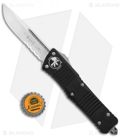 Microtech Combat Troodon S/E OTF Automatic Knife (3.8" Satin Serr) 143-5 6 Microtech Combat Troodon S/E OTF Automatic Knife (3.8" Satin Serr) 143-5 - Image 4