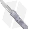 Microtech Combat Troodon S/E OTF Automatic Knife Gray (3.8" Stonewash Serr) -Microtech Microtech Combat Troodon SE OTF Gray SW Serr 143 11GY BHQ 98110 jr 1