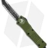 Microtech Combat T/E Automatic OTF Knife OD Green (3.8" Black Full Serr)