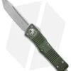 Microtech Combat Troodon T/E Automatic OTF Knife OD Green (3.8" Stonewash) -Microtech Microtech Combat Troodon TE OD Green SW 144 10OD BHQ 98151 jr