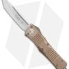 Microtech Combat Troodon T/E Automatic OTF Knife Tan (3.8" Satin)
