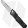 Microtech Combat Troodon Automatic OTF Knife Tanto (3.8" Satin) 144-4 -Microtech Microtech Combat Troodon Tanto Black Satin 144 4 BHQ 7761 jr