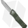 Microtech Combat Troodon T/E Automatic OTF Knife OD Green (3.8" SW Serr) -Microtech Microtech Combat Troodon Tanto OD Green SW Serr 144 11OD BHQ 98204 jr
