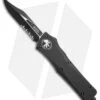 Microtech Combat Troodon Bowie OTF Knife Tactical (3.8" Black Serr) 146-2T