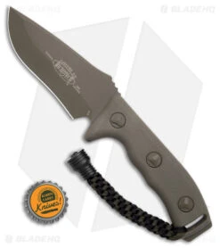 Microtech Currahee Fixed Blade Knife OD Green (4.5" OD Green) 102-1 OD -Microtech Microtech Currahee Fixed Blade OD Green OD Green BHQ 176092 jr bottlecap