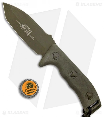 Microtech Currahee Tanto Knife Fixed Blade (4.5" Green) 103-1GR 8 Microtech Currahee Tanto Knife Fixed Blade (4.5" Green) 103-1GR - Image 6