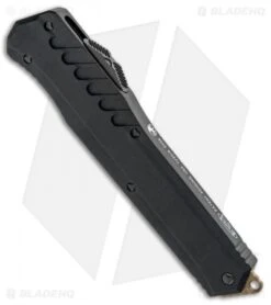 Microtech Cypher MK7 D/E OTF Automatic Knife Black (4" Tan) 242M-1TNBK -Microtech Microtech Cypher DE OTF Auto Black Tan 242M 1TNBK BHQ 92277 jr spine