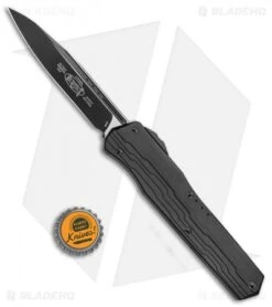 Microtech Cypher S/E OTF Automatic Knife Tactical (4" Black) 241-1T -Microtech Microtech Cypher SE OTF Black Black 241 1T BHQ 80502 jr bottlecap