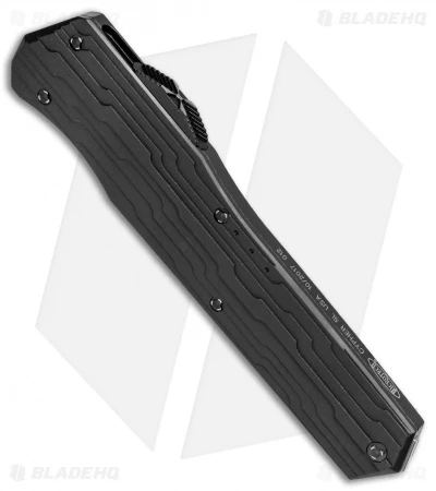 Microtech Cypher S/E OTF Automatic Knife Black (4" Red) 241-1SL 4 Microtech Cypher S/E OTF Automatic Knife Black (4" Red) 241-1SL - Image 2