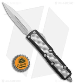 Microtech Daytona D/E OTF Auto Knife Bubble Ti Inlay/Alum (3.25" SW) 126-10 BIS -Microtech Microtech Daytona DE Auto Black Bubble Inlay SW BHQ 177537 jr bottlecap