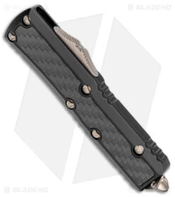 Microtech Daytona D/E OTF Auto Knife Carbon Fiber (3.25" Bronze) 126-13 CFIS 7 Microtech Daytona D/E OTF Auto Knife Carbon Fiber (3.25" Bronze) 126-13 CFIS -Microtech Microtech Daytona DE CF Bronzed Standard 126 13 CFIS BHQ 146605 jr spine