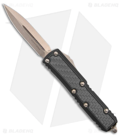 Microtech Daytona D/E OTF Auto Knife Carbon Fiber (3.25" Bronze) 126-13 CFIS 3 Microtech Daytona D/E OTF Auto Knife Carbon Fiber (3.25" Bronze) 126-13 CFIS