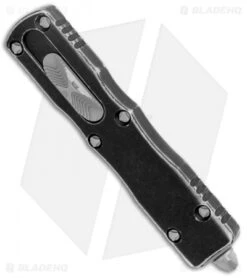 Microtech Dirac D/E OTF Automatic Knife Distressed Black (2.9" Apocalyptic) 7 Microtech Dirac D/E OTF Automatic Knife Distressed Black (2.9" Apocalyptic) -Microtech Microtech Dirac DE OTF Distressed Black Apocalyptic BHQ 131512 jr spine