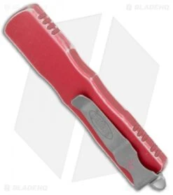 Microtech Dirac D/E OTF Automatic Knife Distressed Red (3" Apoc) -Microtech Microtech Dirac DE OTF Distressed Red Apocalyptic BHQ 131514 jr side