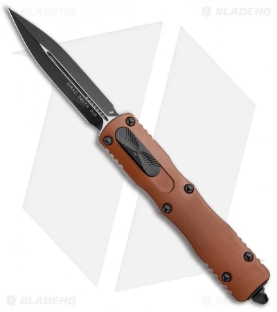 Microtech Dirac Delta OTF Automatic Knife Tan (3.75" Black) 227-1TA 3 Microtech Dirac Delta OTF Automatic Knife Tan (3.75" Black) 227-1TA