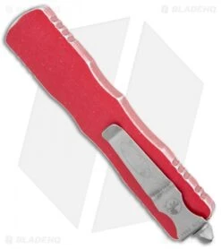 Microtech Dirac Delta OTF Automatic Knife Distressed Red (3.75" Apocalyptic) 9 Microtech Dirac Delta OTF Automatic Knife Distressed Red (3.75" Apocalyptic) -Microtech Microtech Dirac Delta Dagger OTF Auto Distress Red Apocalyptic 227 10DRD BHQ 110943 jr side