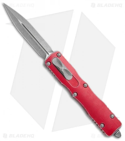 Microtech Dirac Delta OTF Automatic Knife Distressed Red (3.75" Apocalyptic) 3 Microtech Dirac Delta OTF Automatic Knife Distressed Red (3.75" Apocalyptic)