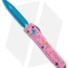 Microtech Exclusive Dessert Warrior Ultratech D/E OTF Donut Pink (3.4" Blue) -Microtech Microtech Exclusive Dessert Warrior Ultratech DE OTF Donut Pink Blue BHQ 174707 jr 1