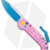 Microtech Exclusive Dessert Warrior LUDT Automatic Knife (3.4" Blue) -Microtech Microtech Exclusive LUDT Dessert Warrior Blue BHQ 176596 jr
