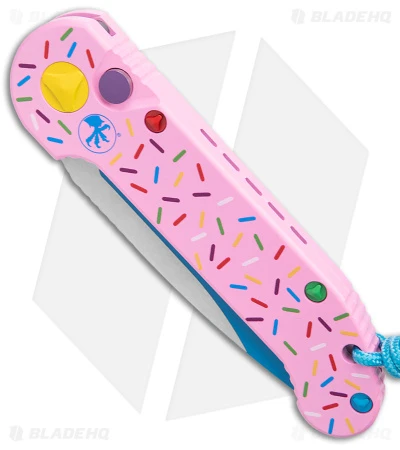 Microtech Exclusive Dessert Warrior LUDT Automatic Knife (3.4" Blue) 4 Microtech Exclusive Dessert Warrior LUDT Automatic Knife (3.4" Blue) - Image 2