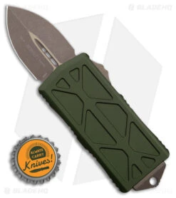 Microtech Exocet D/E Automatic Knife OD Green (1.9" Bronze Apocalyptic) 9 Microtech Exocet D/E Automatic Knife OD Green (1.9" Bronze Apocalyptic) -Microtech Microtech Exocet DE AK OD Green 1in Bronze Apocalyptic BHQ 178244 td size