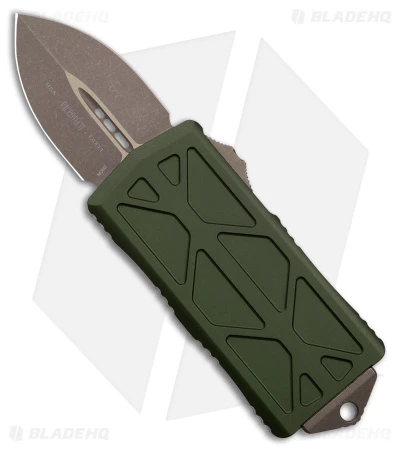 Microtech Exocet D/E Automatic Knife OD Green (1.9" Bronze Apocalyptic) 3 Microtech Exocet D/E Automatic Knife OD Green (1.9" Bronze Apocalyptic)