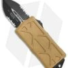 Microtech Exocet Dagger CA Legal OTF Champagne Gold (1.9" Black Serr) 157-2 CG