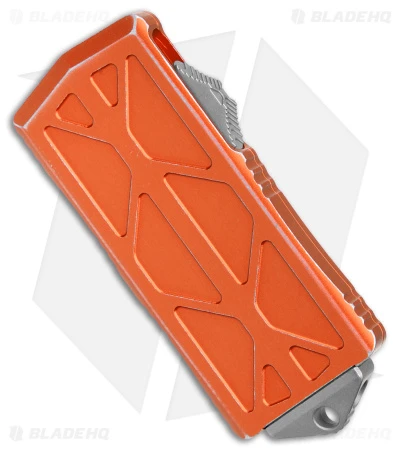 Microtech Exocet Dagger CA Legal OTF Auto Knife Distressed Orange (1.9" ASW) 4 Microtech Exocet Dagger CA Legal OTF Auto Knife Distressed Orange (1.9" ASW) - Image 2