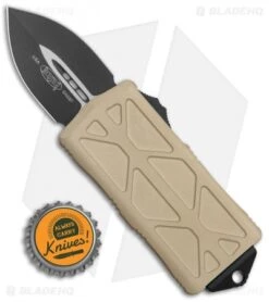 Microtech Exocet Dagger CA Legal OTF Automatic Knife Gold (1.9" Black) 157-1BSE -Microtech Microtech Exocet Dagger CA Legal OTF Auto Gold Black 157 1BSE BHQ 134038 jr bottlecap