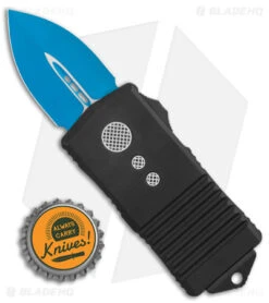 Microtech Exocet Dagger Jedi Knight CA Legal OTF Automatic Knife (1.9" Blue) -Microtech Microtech Exocet Dagger CA Legal OTF Auto Jedi Knight Blue BHQ 139439 jr bottlecap