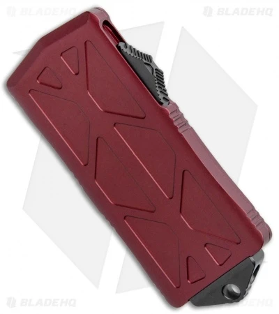 Microtech Exocet Dagger CA Legal OTF Automatic Knife Merlot Red (1.9" Black) 4 Microtech Exocet Dagger CA Legal OTF Automatic Knife Merlot Red (1.9" Black) - Image 2