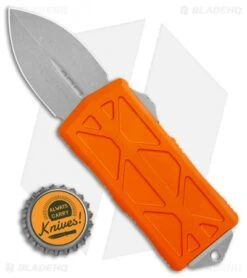 Microtech Exocet Dagger CA Legal OTF Automatic Knife Orange (1.9" Apocalyptic) -Microtech Microtech Exocet Dagger CA Legal OTF Auto Orange Apocalyptic 157 10APOR BHQ 108955 jr bottlecap
