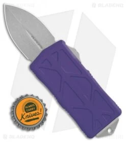 Microtech Exocet Dagger CA Legal OTF Automatic Knife Purple (1.9" Apocalyptic) -Microtech Microtech Exocet Dagger CA Legal OTF Auto Purple Apocalyptic 157 10APPU BHQ 108954 jr bottlecap