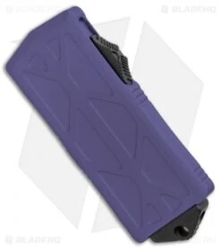 Microtech Exocet Dagger CA Legal OTF Automatic Knife Purple (1.9" Black) 157-1PU -Microtech Microtech Exocet Dagger CA Legal OTF Auto Purple Black 157 1PU BHQ 104913 jr spine