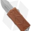 Microtech Exocet Dagger CA Legal OTF Automatic Knife Tan (1.9" Apocalyptic Serr) -Microtech Microtech Exocet Dagger CA Legal OTF Auto Tan Apocalypitc Serr 157 11APTA BHQ 122453 jr