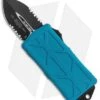 Microtech Exocet Dagger CA Legal OTF Automatic Knife Teal (1.9" Black Serr) -Microtech Microtech Exocet Dagger CA Legal OTF Auto Turquoise Black Serr 157 2TQ BHQ 115028 jr