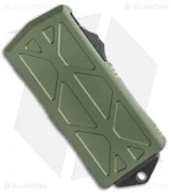 Microtech Exocet Dagger CA Legal OTF Automatic Knife OD Green (1.9" Black Serr) -Microtech Microtech Exocet Dagger CA Legal OTF Automatic Knife OD Green 1.9in Black Serr 157 2OD BHQ 115729 LS Spine