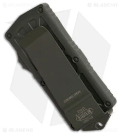 Microtech Exocet Dagger CA Legal OTF Automatic Knife OD Green Cerakote(1.9") -Microtech Microtech Exocet Dagger CA Legal OTF Automatic Knife OD Green Cerakote 1in BHQ 181945 td side