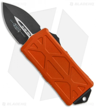 Microtech Exocet Dagger CA Legal OTF Automatic Knife Orange (1.9" Black) 3 Microtech Exocet Dagger CA Legal OTF Automatic Knife Orange (1.9" Black)