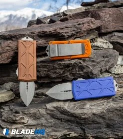 Microtech Exocet Dagger CA Legal OTF Automatic Knife Orange (1.9" Apocalyptic) -Microtech Microtech Exocet Dagger CA Legal OTF Automatic Knife Orange Apocalyptic BHQ 108955 kp rocks web 1