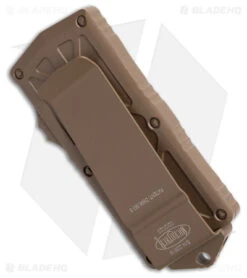 Microtech Exocet Dagger CA Legal OTF Automatic Knife Tan (1.9" Tan) -Microtech Microtech Exocet Dagger CA Legal OTF Automatic Knife Tan 1in Tan BHQ 181941 td side