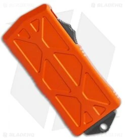 Microtech Exocet Dagger CA Legal OTF Automatic Orange (1.9" Black Serr) 157-2OR -Microtech Microtech Exocet Dagger CA Legal OTF Automatic Orange 1.9in Black Serr 157 2 OR BHQ 115648 LS Spine