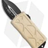 Microtech Exocet Dagger CA Legal OTF Champagne Gold (1.9" Black) 157-1CG