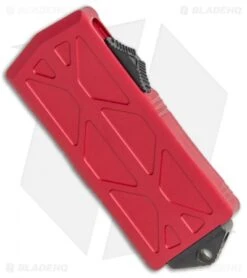 Microtech Exocet Dagger CA Legal OTF Automatic Red (1.9" Black Serr) 157-2 RD -Microtech Microtech Exocet Dagger DA Legal OTF Auto Red Black Serr 157 2RD BHQ 117061 jr spine