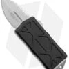 Microtech Exocet Dagger OTF Automatic Knife Black (1.9" SW Fully Serr) 157-12 -Microtech Microtech Exocet Dagger OTF Auto Black SW Full Serr BHQ 144592 jr